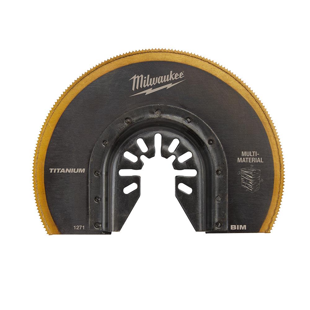 Milwaukee OPEN-LOK 3-1/2″ TITANIUM ENHANCED BI-METAL SEGMENTED BLADE 1PK - Flockneti