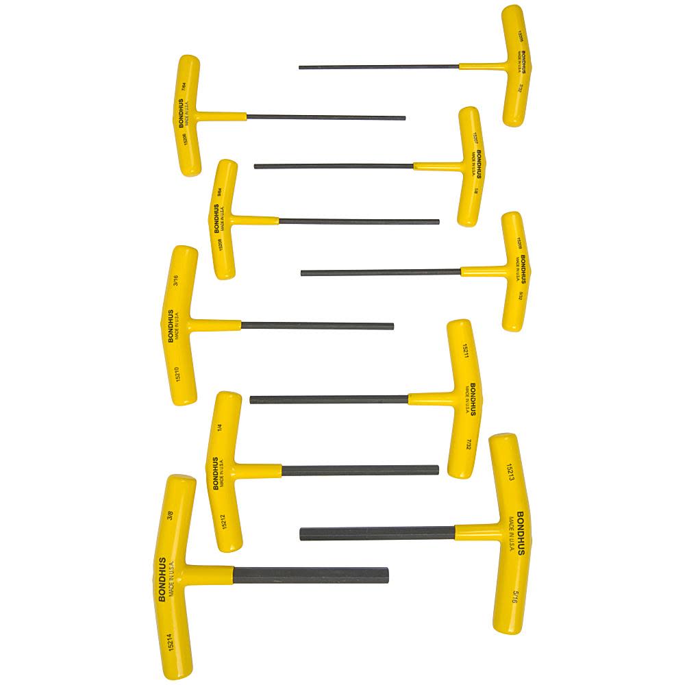 Bondhus Set 10 Hex T-handles - Flockneti