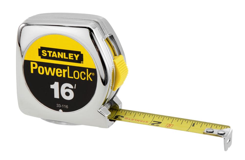 Stanley 16Ft x 3/4In PowerLock Tape Measure - Flockneti