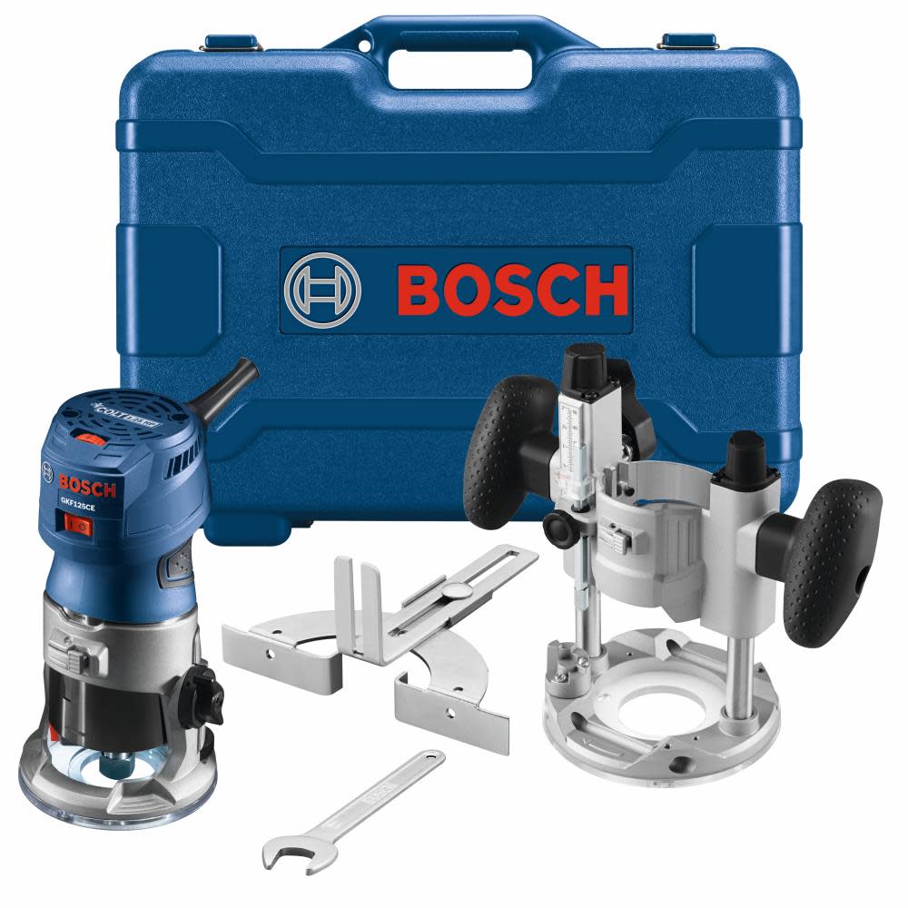 Bosch Colt 1.25 HP (Max) Variable-Speed Palm Router Combination Kit - Flockneti