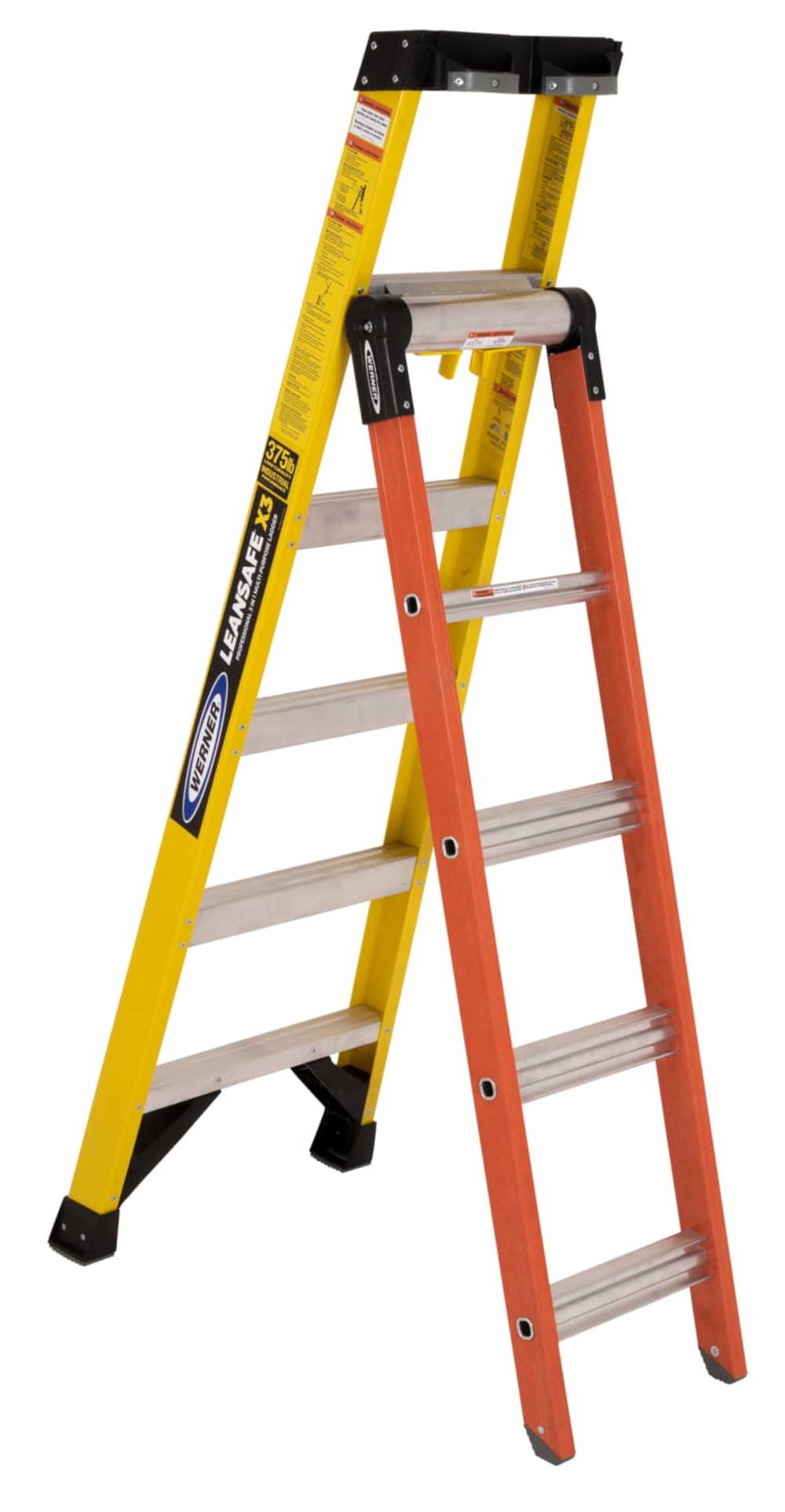 Werner LEANSAFE X3 Professional 3 in 1 Multi-purpose Ladder - Flockneti