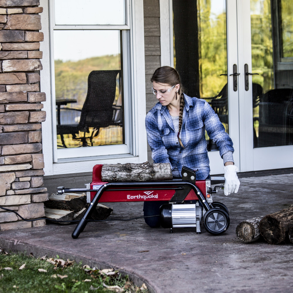 Earthquake 5-Ton Electric Log Splitter - Flockneti
