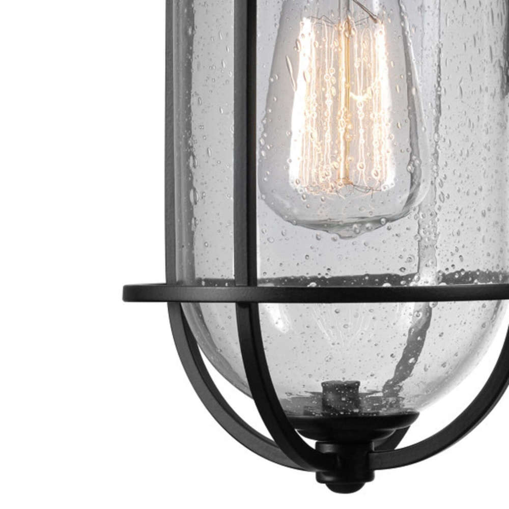 Globe Electric Vintage Turner Wall Sconce Natural Black 1 Light - Flockneti