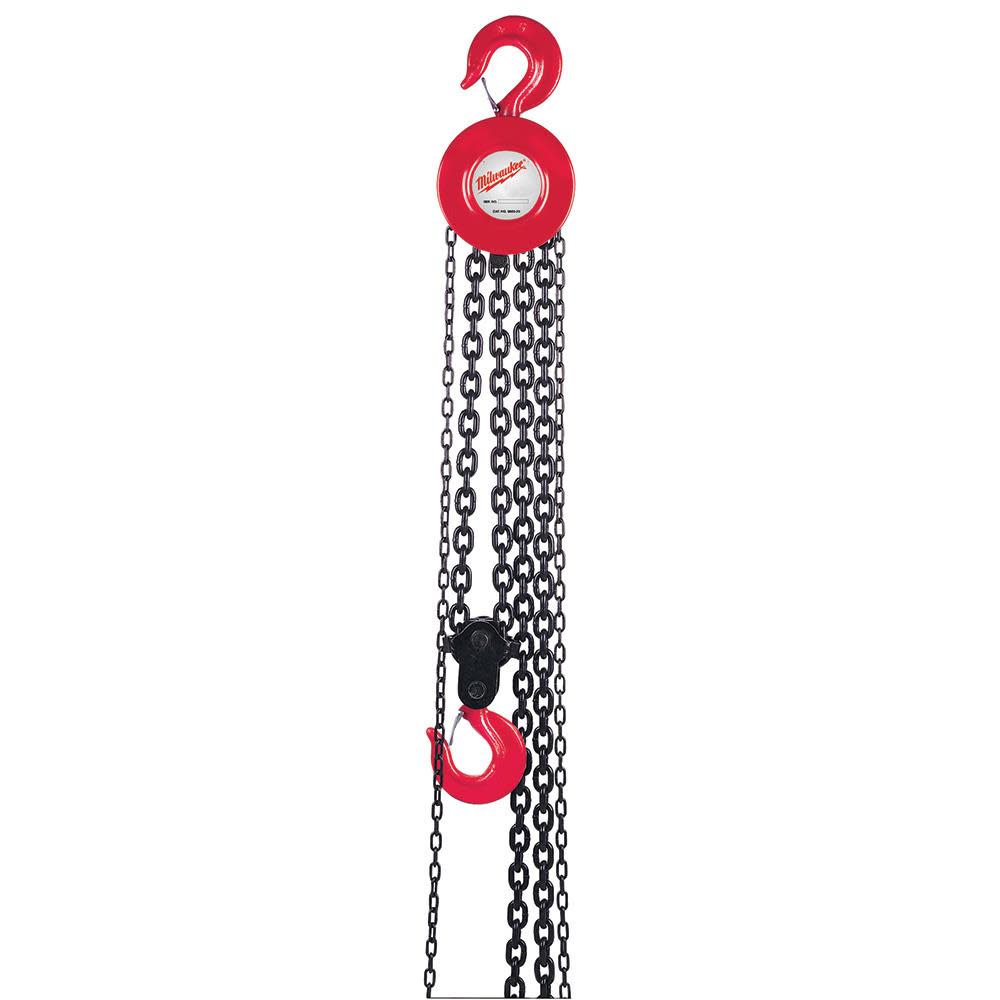 Milwaukee 3 Ton 8ft Hand Hoist - Flockneti