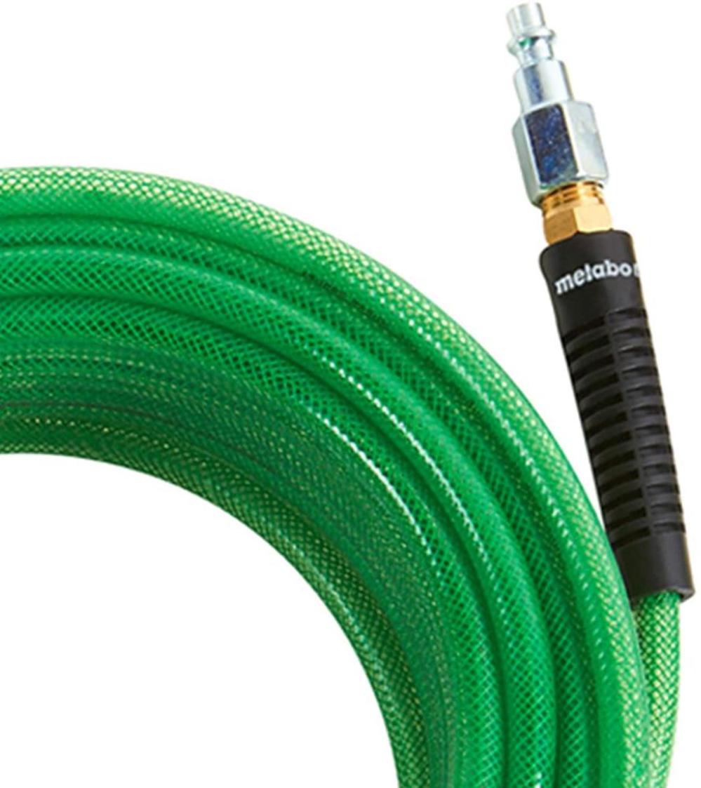 Metabo HPT Air Hose 1/4″ x 50′ 1/4″ Industrial Fittings Professional Grade Polyurethane 300 PSI - Flockneti