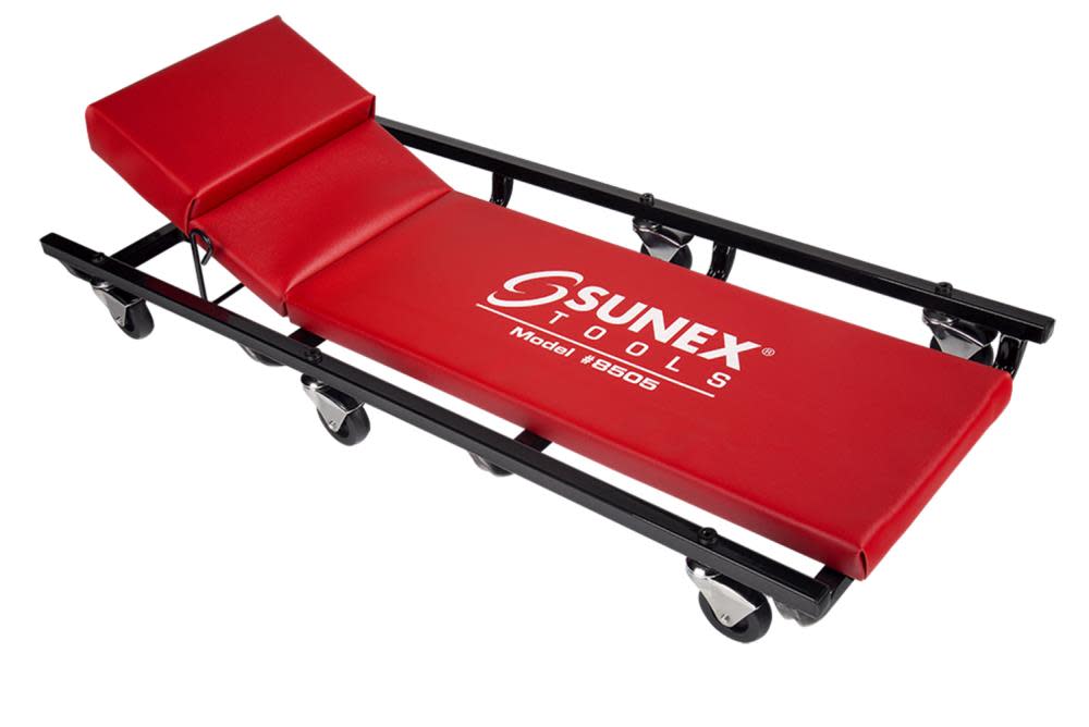 Sunex 6 Caster Creeper with Adjustable Head Rest - Flockneti
