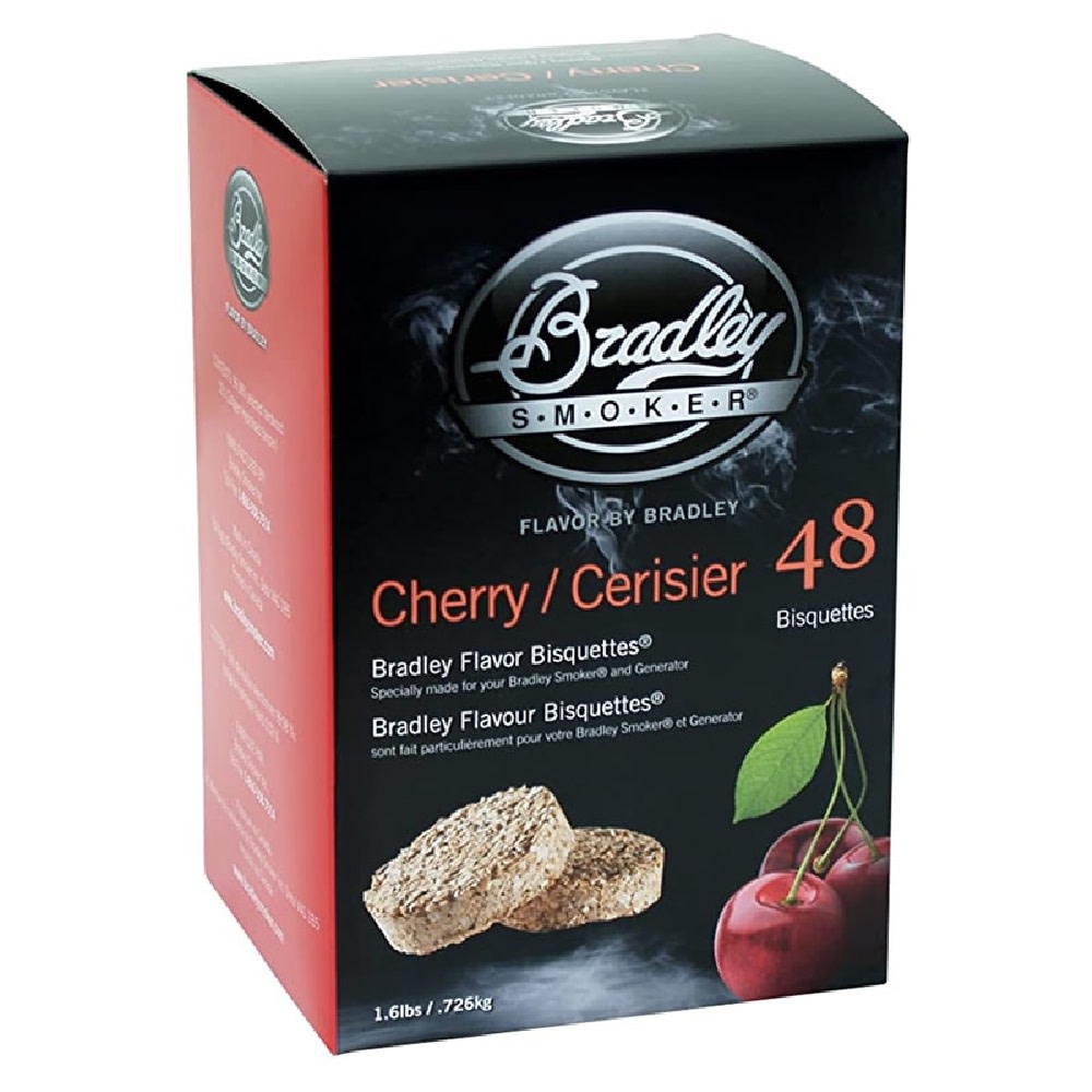 Bradley Smoker 48 Cherry Flavor Wood Bisquettes - Flockneti