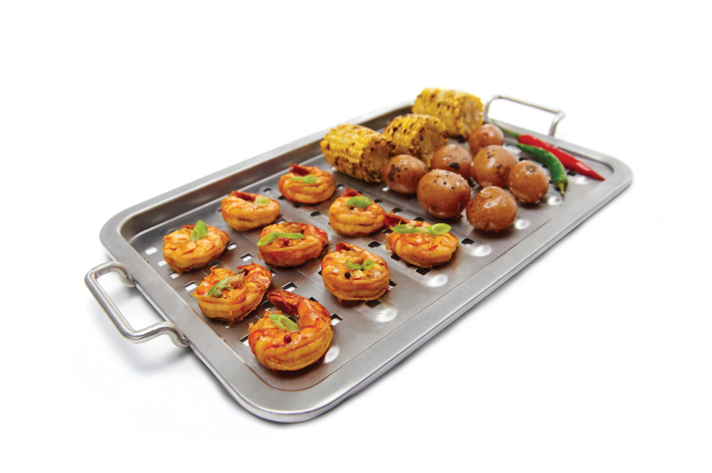 Broil King 16-in x 11-in Stainless Steel Flat Grilling Topper - Flockneti
