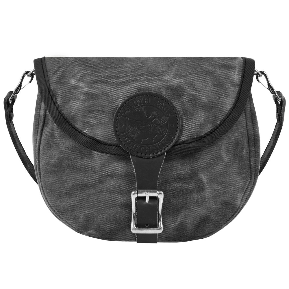 Duluth Pack 2 Liters Capacity Waxed Grey Small Standard Shell Purse - Flockneti