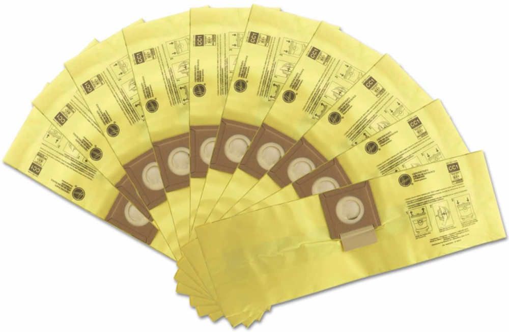 Hoover Commercial Vacuum Commercial Allergan Type CC1 Commercial Vacuum Bag 10 pack - Flockneti