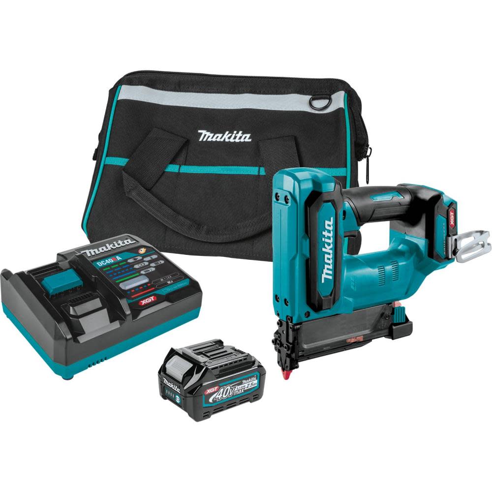 Makita 40V max XGT Pin Nailer Kit Brushless Cordless 23 Gauge 2.5Ah - Flockneti