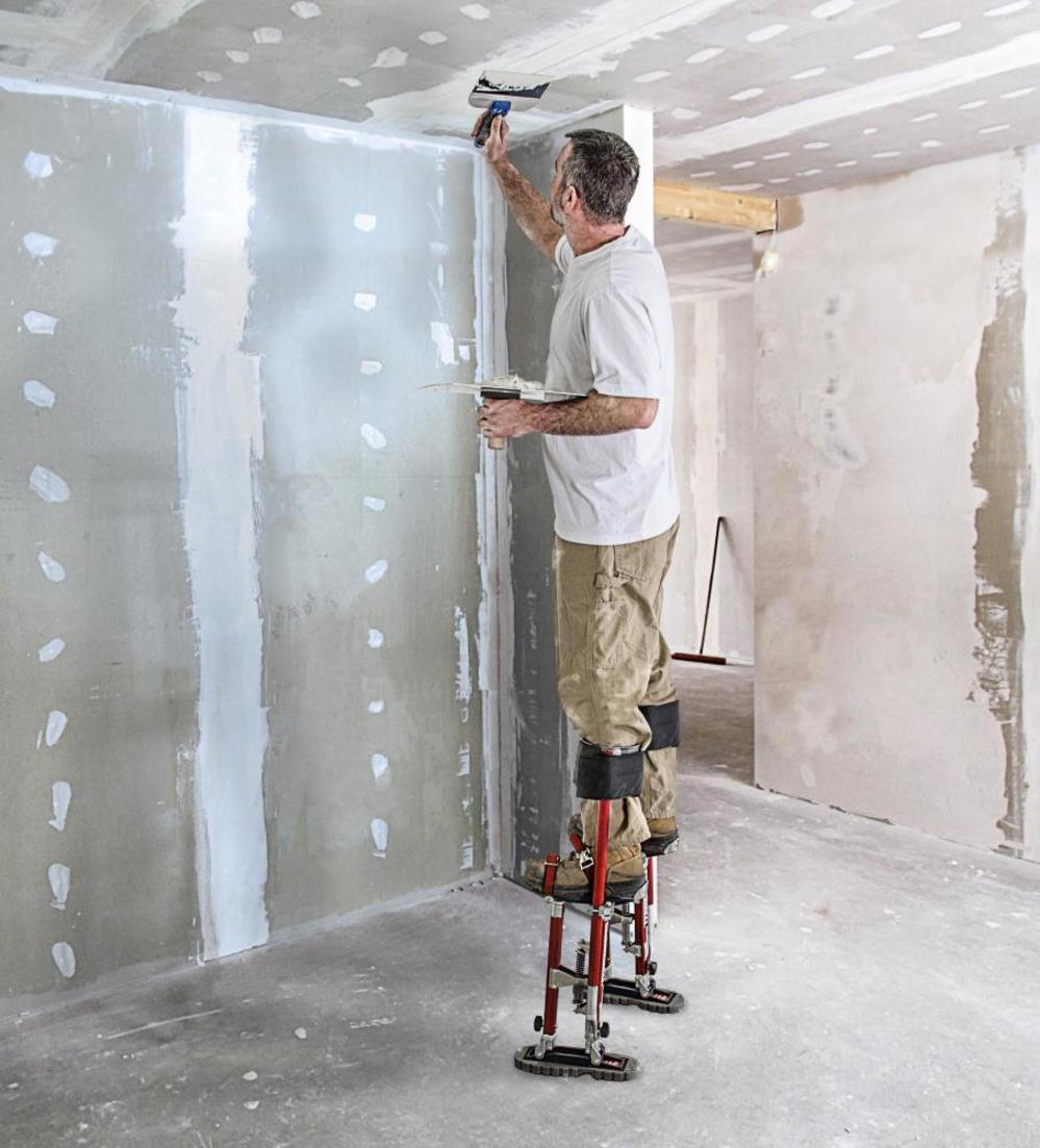 Metaltech 24-40 in.Drywall Stilts - Flockneti