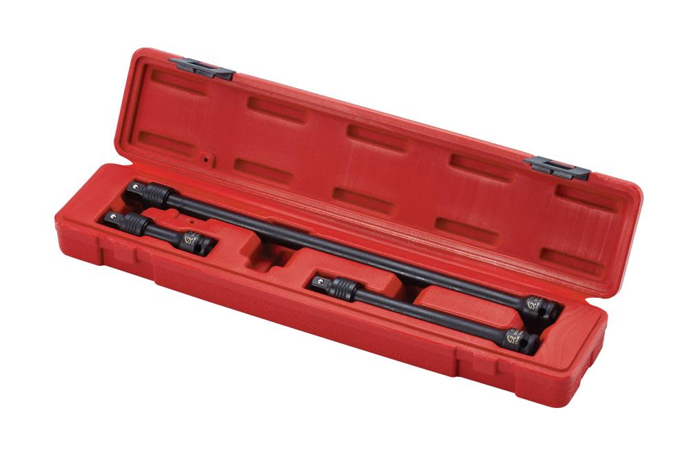 Sunex 3 pc. 3/8 In. Drive Locking Impact Extension Set - Flockneti