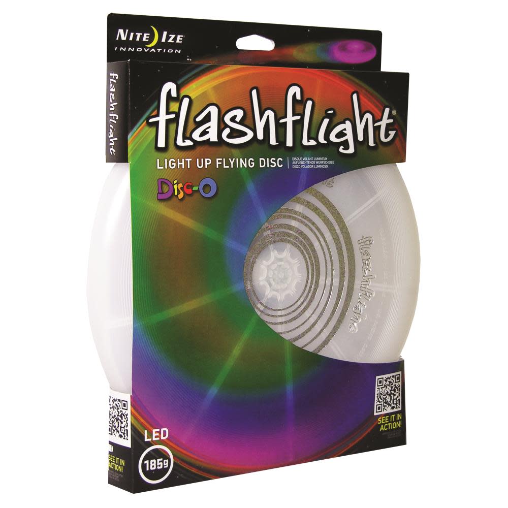 Nite Ize Flashlight LED Light-Up Flying Disc – Disc-O – FFD-08-07 - Flockneti