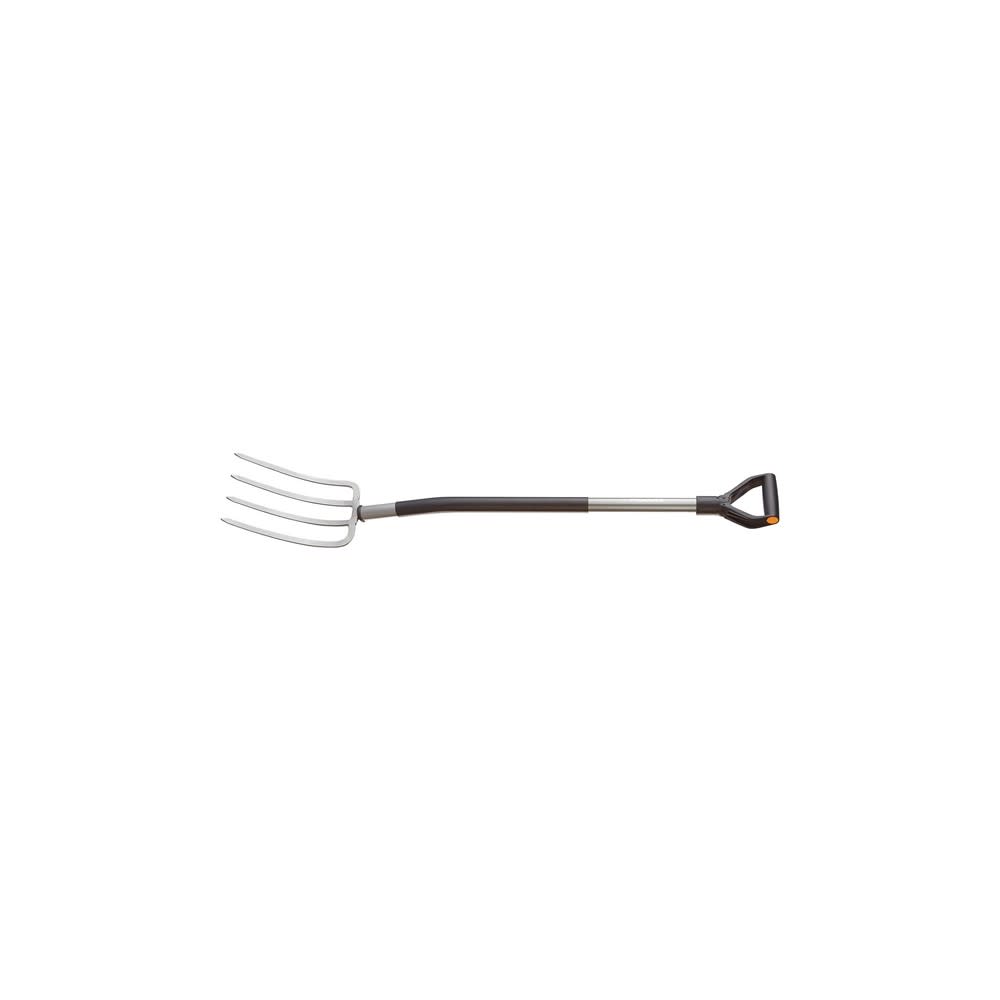 Fiskars 47″ 4 Tine Ergo D Handle Steel Garden Fork - Flockneti