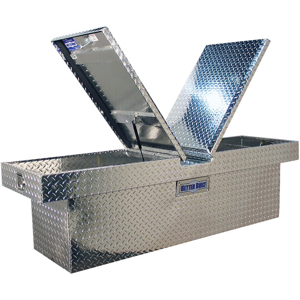 Better Built 71″ Gull Wing Truck Tool Box DEEP BRITE ALUMINUM - Flockneti