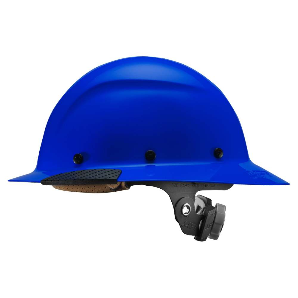 Lift Safety Hard Hat DAX Blue Fiber Resin Full Brim - Flockneti