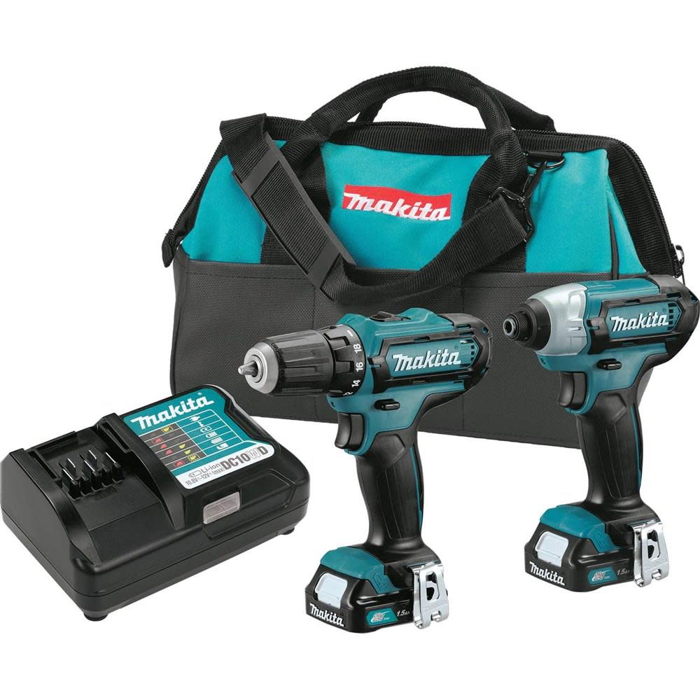 Makita 12V Max CXT Lithium-Ion Cordless 2 piece Combo Kit - Flockneti
