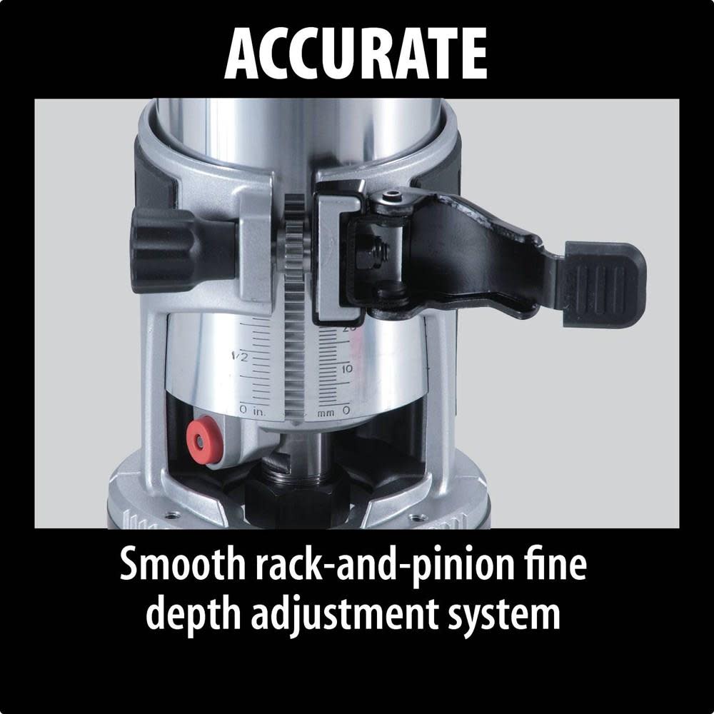 Makita 1-1/4 HP Compact Router Kit - Flockneti