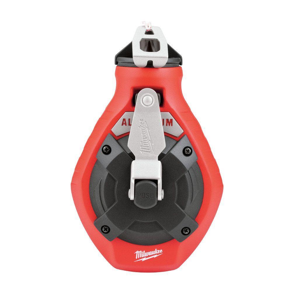 Milwaukee 100 Ft. Aluminum Precision Line Chalk Reel Kit with Blue Chalk - Flockneti