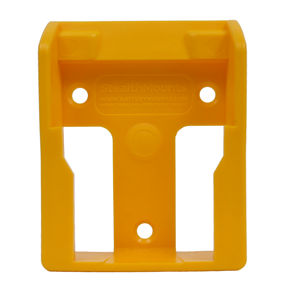 Stealthmounts Battery Mount DEWALT XR 20V 60V Yellow 6pk - Flockneti