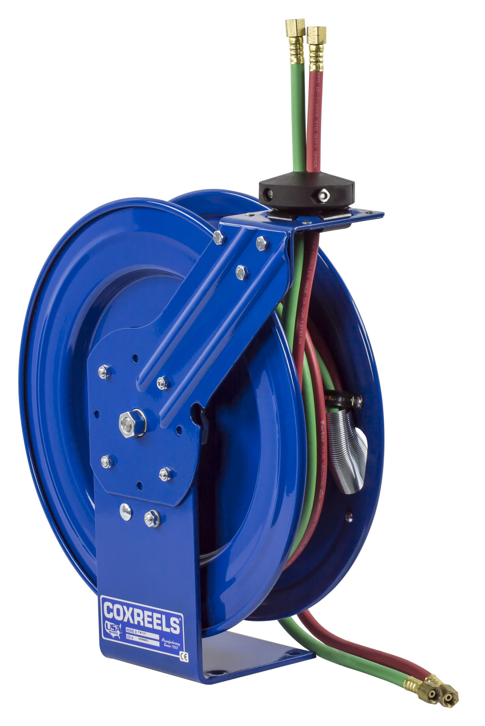 Coxreels Spring Driven Welding Hose Reel 1/4″ x 40′ Oxy-acet 200PSI - Flockneti