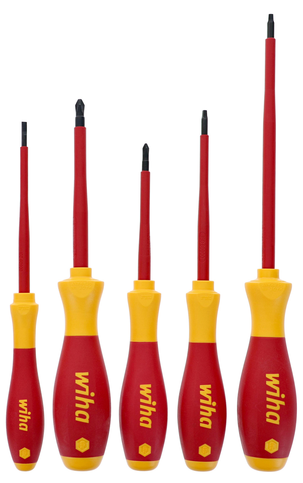 Wiha SoftFinish Screwdriver Set Insulated 5pc - Flockneti