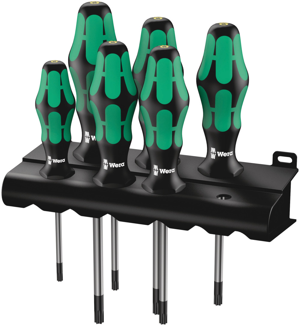 Wera Tools 367/6 TORX HF Kraftform Plus Screwdriver set - Flockneti