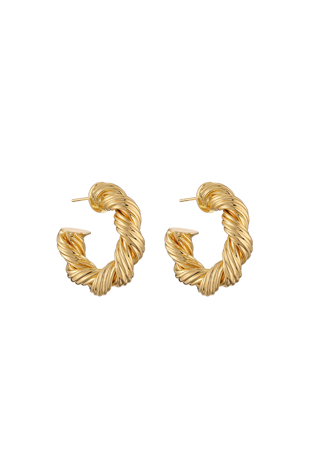 Metal Geometric Irregular Hollow Earrings - Flockneti