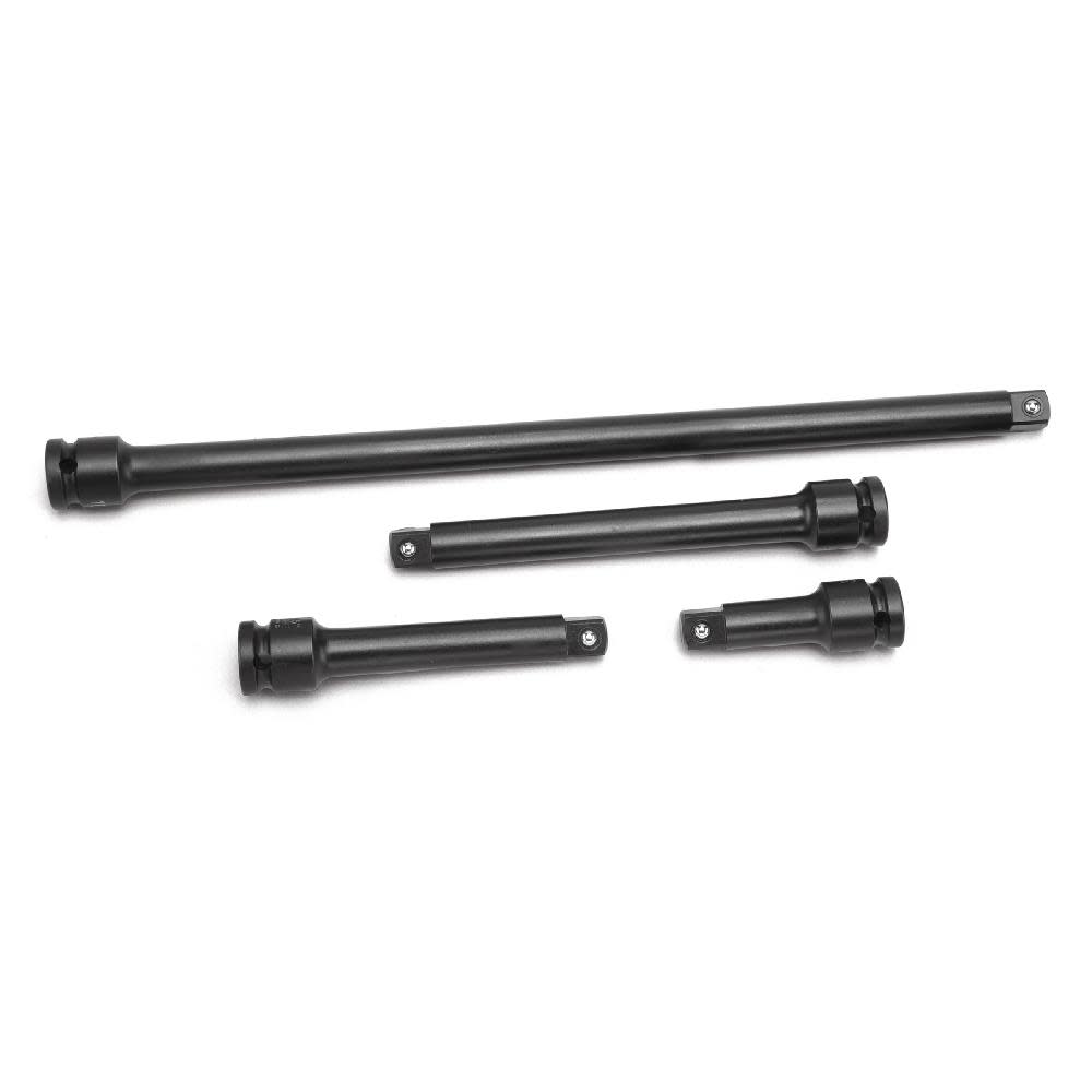 Grey Pneumatic 3/8″ Drive Standard and Deep Length Friction Ball Extension Set - Flockneti