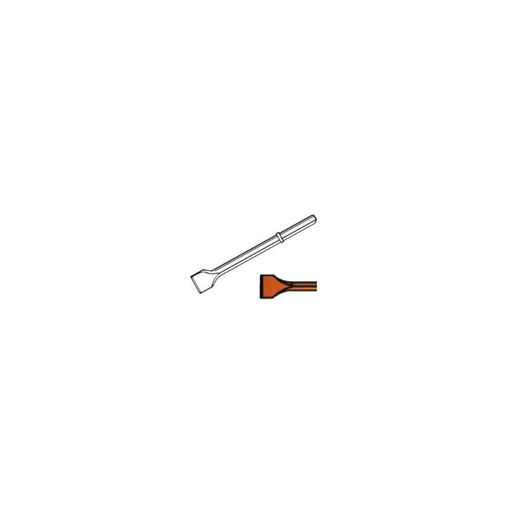 Brunner and Lay 1 1/4″ x 6″ Red Hex Shank Standard Chisel - Flockneti