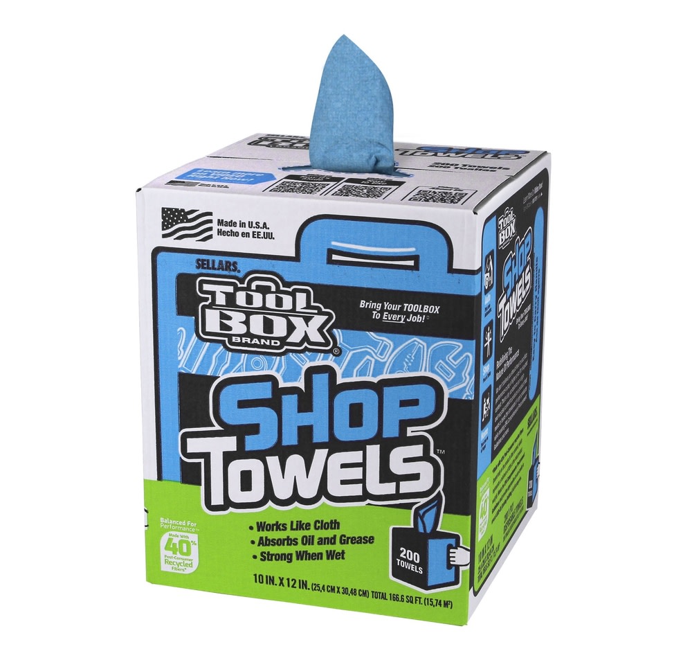 Sellars Blue Shop Towels (200ct) - Flockneti