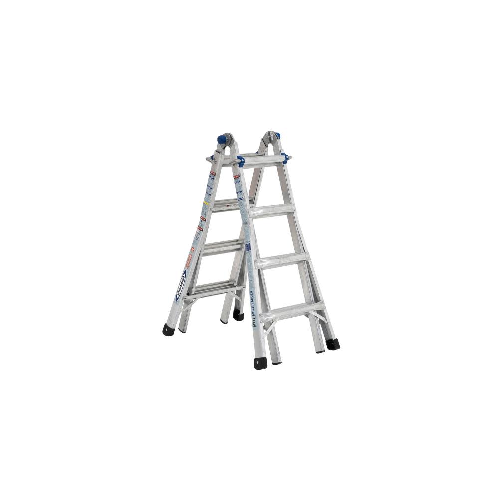Werner 18 Ft. Reach Height Type IA Aluminum Multi-Position Ladder - Flockneti