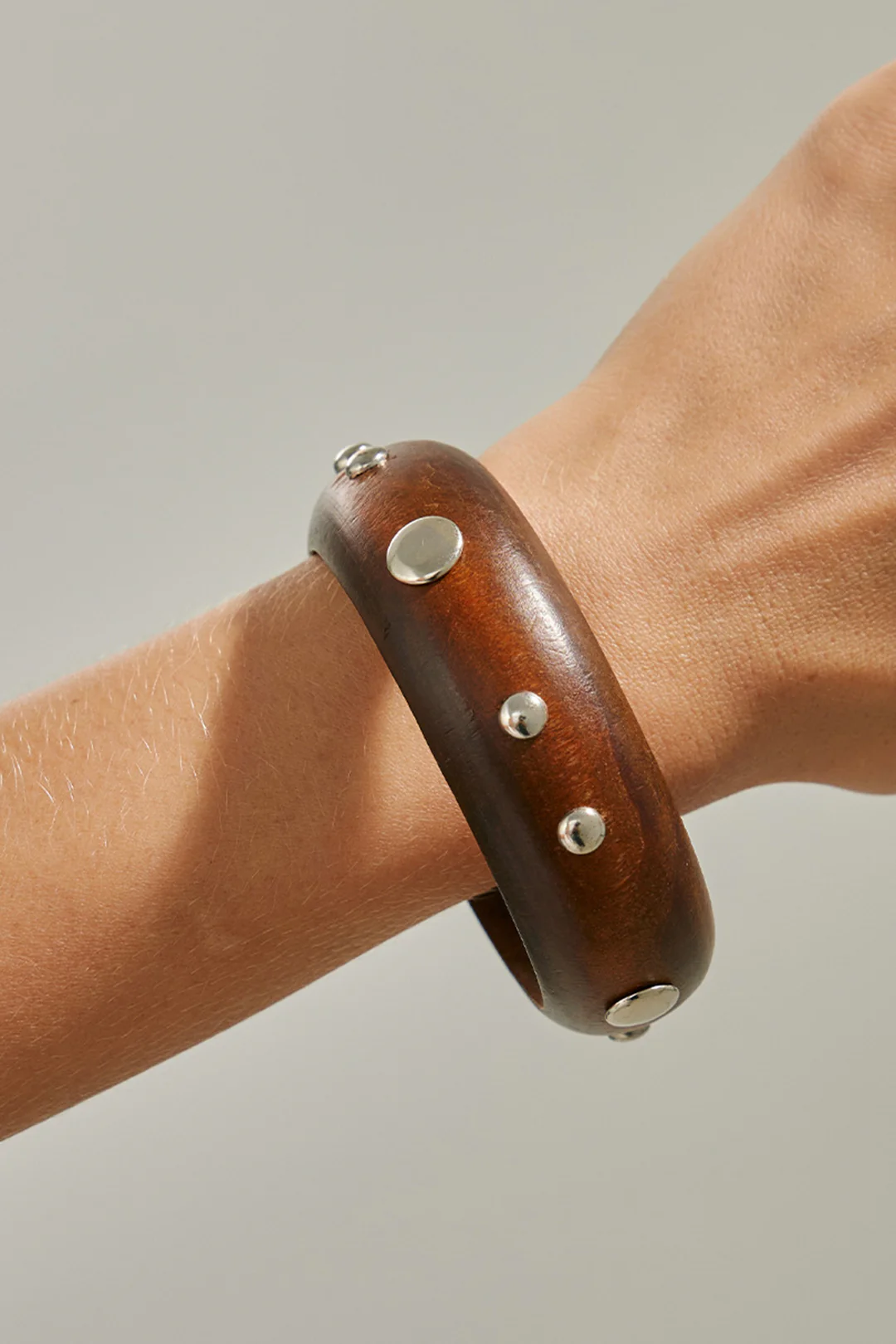 Wood  Metal Bracelet - Flockneti