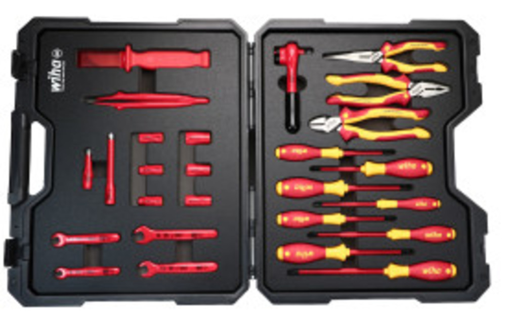 Wiha Insulated Hybrid & EV Essentials Tool Kit 26pc - Flockneti