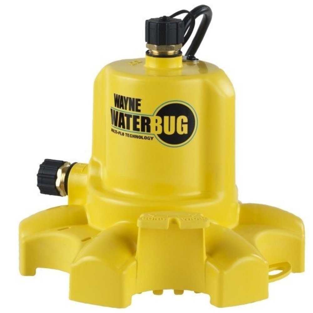 Wayne Water Systems WaterBUG Submersible Water Removal Pump with Multi-Flow Technology - Flockneti