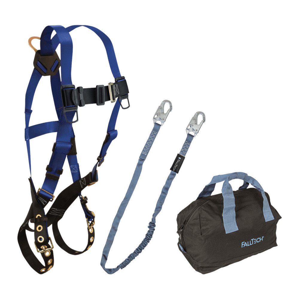 Falltech Harness & Lanyard Kit with Storage Bag 7016 8259 5006MP - Flockneti