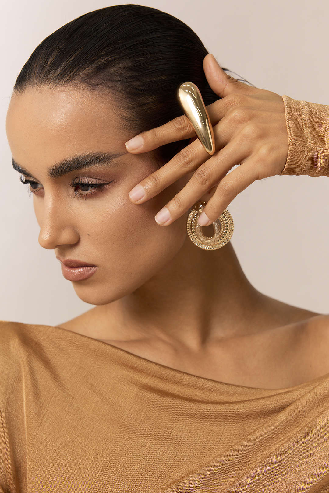Metal Geometric Ring - Flockneti