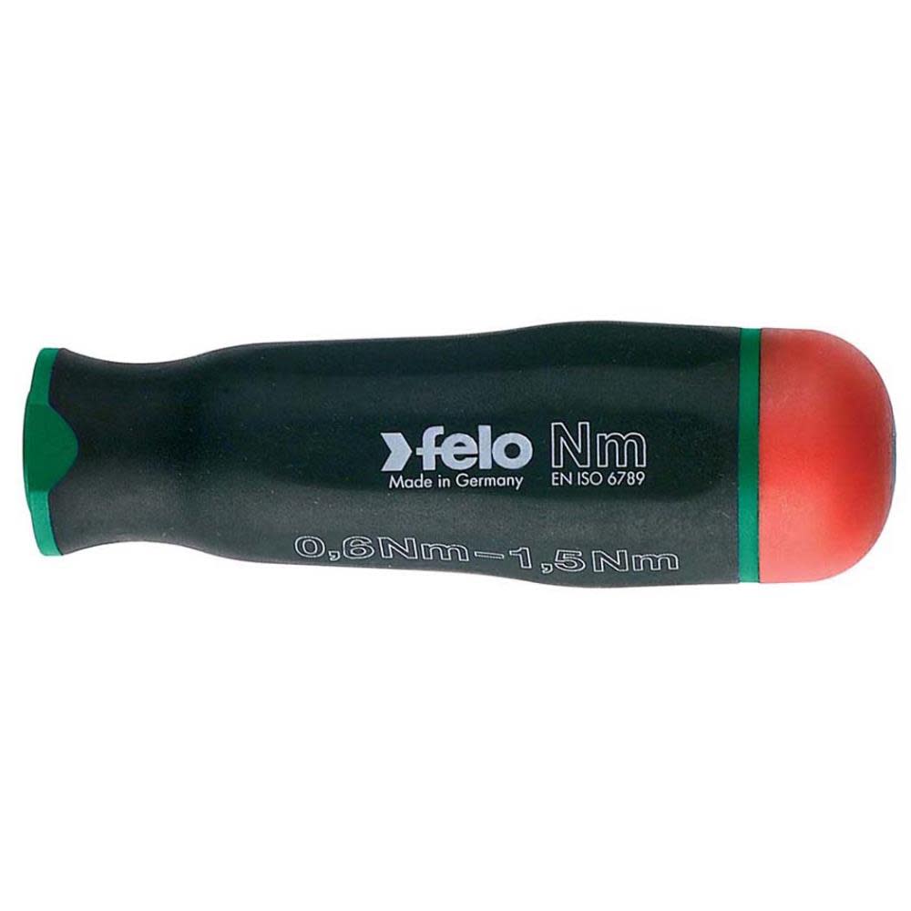 Felo Torque Limiting Handle. 5.3 to 13.3 Lb-In. Handle Length: 4 In. - Flockneti
