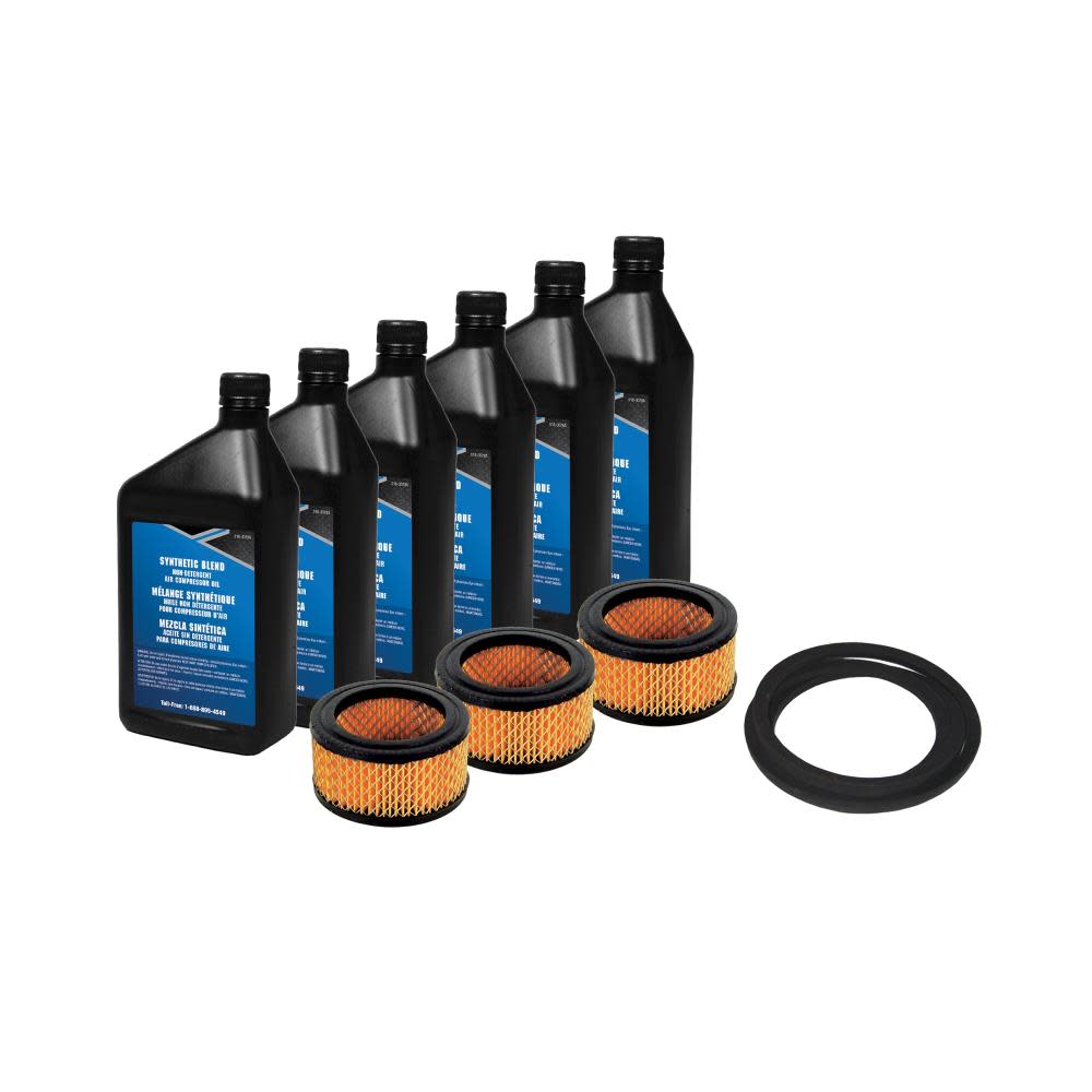 Industrial Air Maintenance Kit for 5 HP Two Stage Compressors - Flockneti