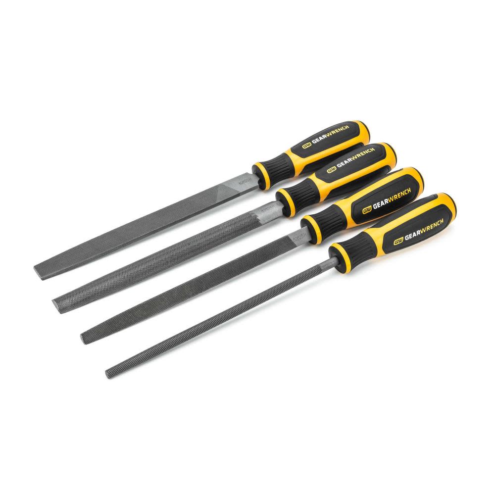 GEARWRENCH 4 Pc 8″ Bastard File Set - Flockneti