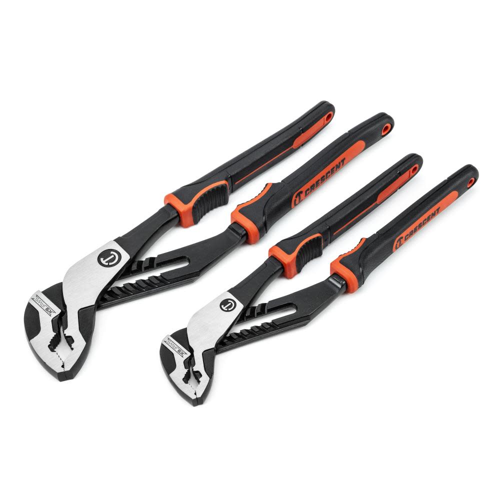 Crescent 2 Pc Z2 V-Jaw Tongue and Groove Pliers with K9 Jaws Set - Flockneti