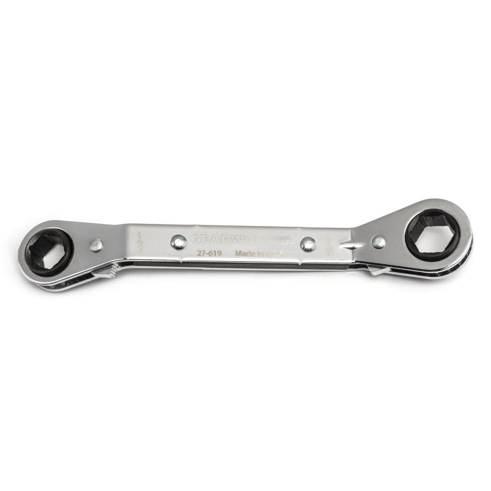 GEARWRENCH Laminated Ratcheting Box Wrench 6 Point 25 Offset 1/2″ x 9/16″ - Flockneti