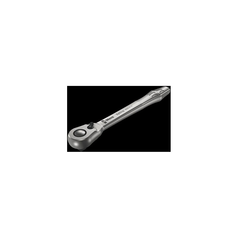 Wera Tools 8004 A Zyklop Metal Ratchet W/ Switch Lever & 1/4″ Drive - Flockneti