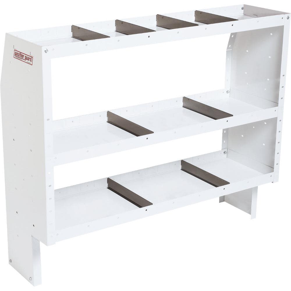 Weather Guard Heavy Duty Adjustable 3 Shelf Unit 44 x 52 x 16 - Flockneti