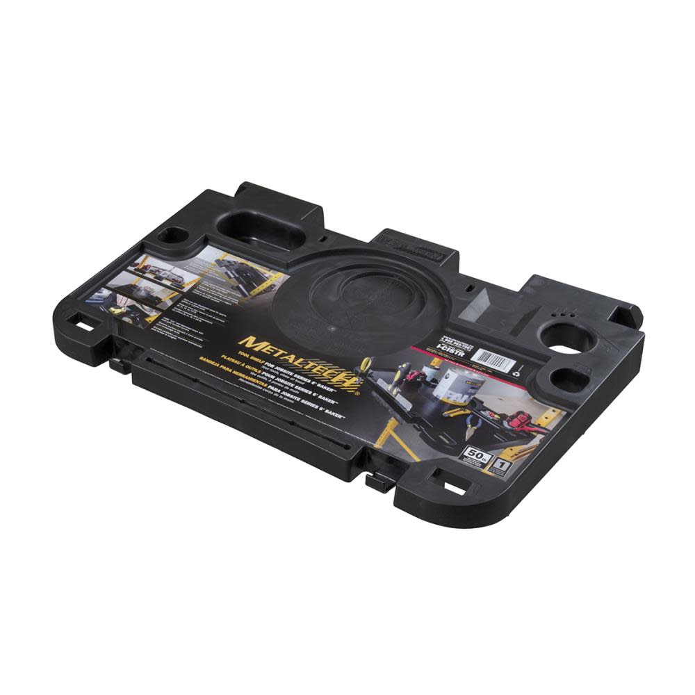 Metaltech 20-in x 30-in Poly Tool Tray for 6-ft Jobsite Baker Scaffold - Flockneti