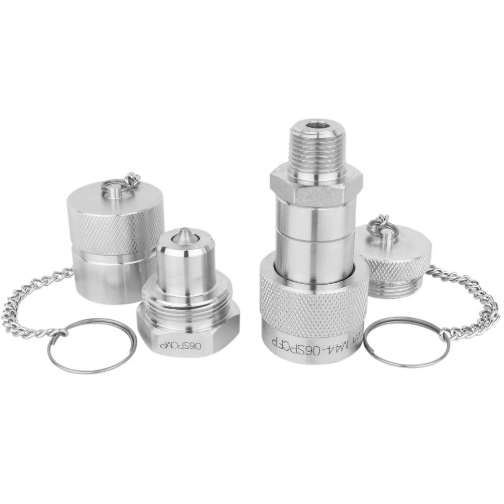 Milton 3/8″ NPTF Hydraulic Speedy Coupler Complete Set - Flockneti