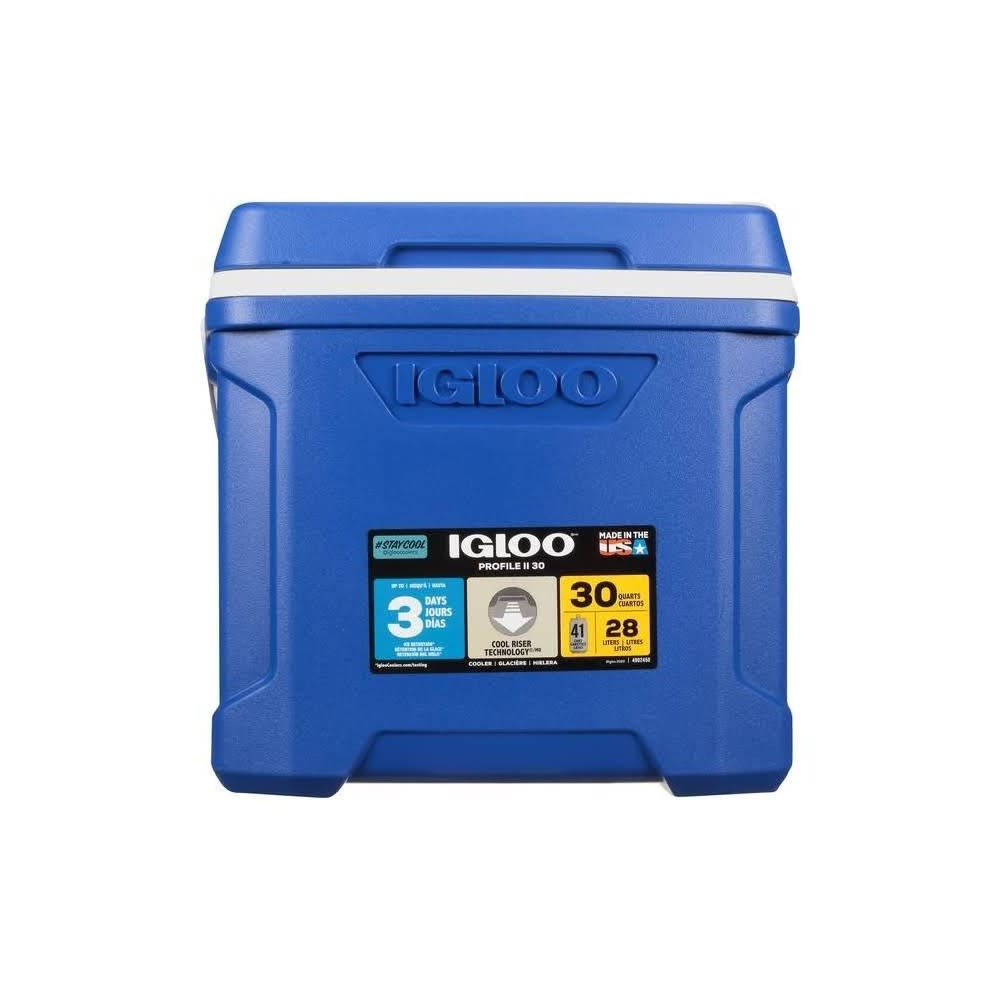 Igloo Profile II 30 Hard Cooler Majestic Blue 30qt - Flockneti