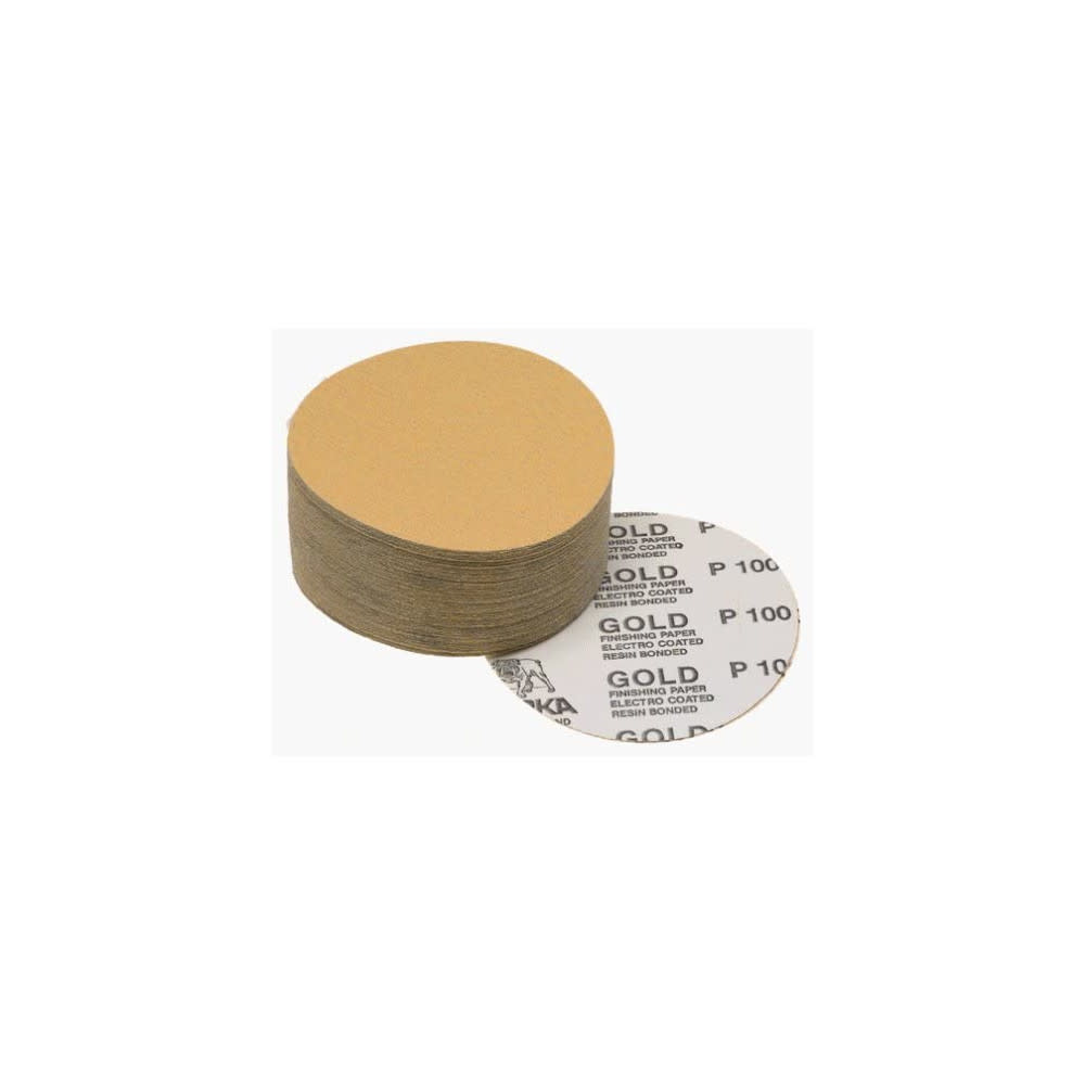 Mirka 5 In. 150 Grit Autobox No-Hole Adhesive Sanding Disc – 100/Box - Flockneti
