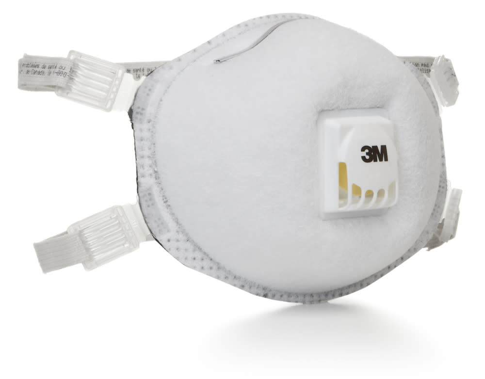 3M Particulate Respirator 8214 N95 with Faceseal and Nuisance Level Organic Vapor Relief - Flockneti
